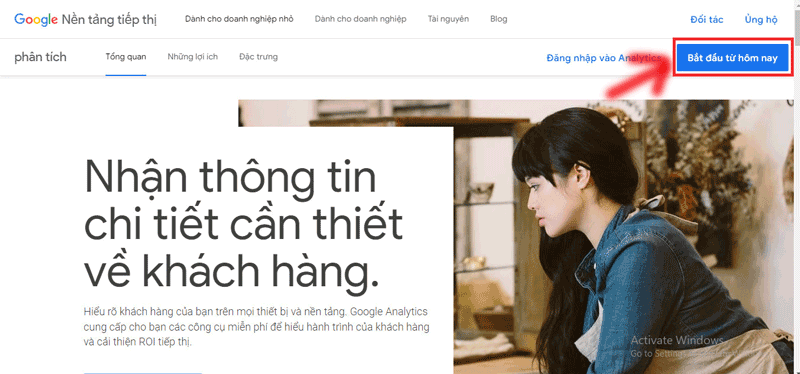 Hướng dẫn tạo tài khoản Google Analytics 